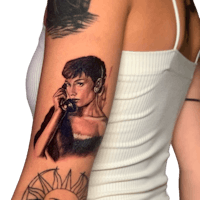 audrey hepburn tattoo